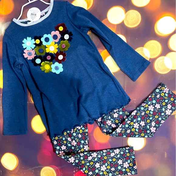 Mud Pie Hedgehog Tunic and Legging Set